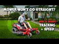 How to Adjust Tracking Speed on your Lawn Mower 2024 - Mower not going straight