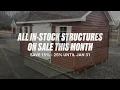 Save 10 - 25 OFF Amish Made Outdoor Structures
