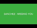 Sanchez Missing You CEV