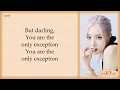 ROSÉ - The Only Exception (Cover) Lyrics