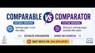 Comparable vs Comparator in Java Complete Guide with Detailed Hands-on Examples