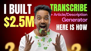 I Built A 2 5M YouTube Transcribe Tool And Here S How 