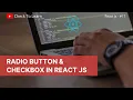 radio button checkbox in React In Hindi React Form Part - 3 Reactjs Tutorial