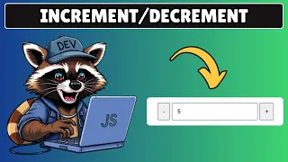 How to Increment and Decrement Counter on Button Click in Javascript