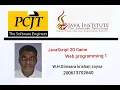 JAVASCRIPT 2D GAME JAVA INSTITUTE VISUAL STUDIO CODE