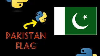 to make Pakistani flag in python