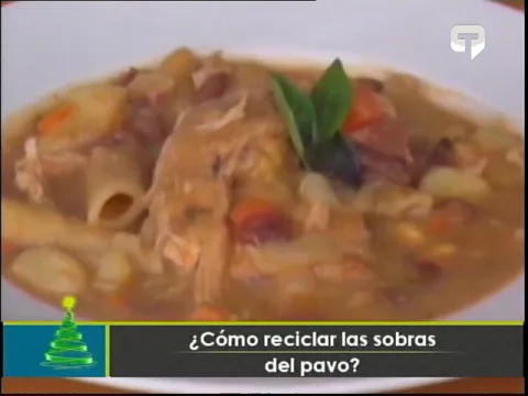 ¿Cómo reciclar las sobras del pavo?