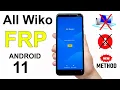 All Wiko Frp Bypass Android 11 Wiko Frp Account Unlock Android 11 Without PC