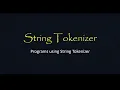 String Tokenizer Program File Handling in Java ISC Class 11