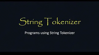 String Tokenizer Program File Handling in Java ISC Class 11