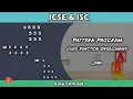 Pattern program using Function Overloading WAP to overload a function ICSE and ISC BluejCode