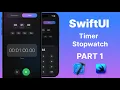 SwiftUI Timer and Stopwatch App PART 1 Beautiful Design and Animations