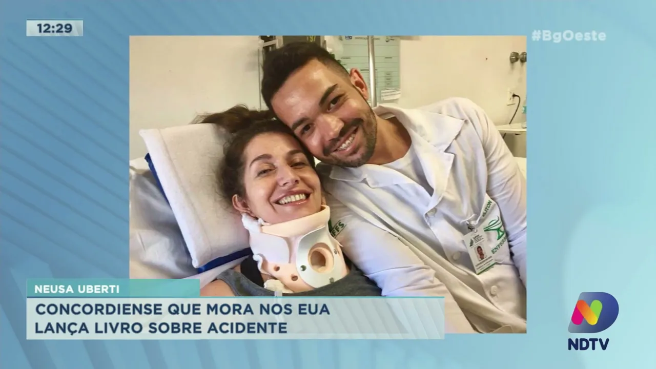 Neusa Uberti: Concordiense que mora nos EUA lança livro sobre acidente