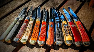 11 Trappers from Different Cutlery Company s Trapper Talk with Baxter A Comparison