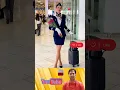 Download Lagu 💐 ✈️ Stylish Flight Attendant Look at the Airport | Trending Fashion Shorts #shorts #arina