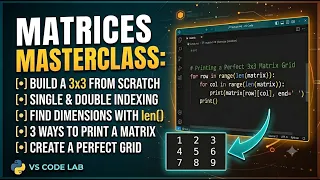 How to Implement a Matrix in Python Using Nested Lists