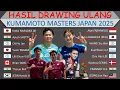 Download Lagu Hasil Drawing Ulang Kumamoto Masters Japan 2025 │ Setelah 7 Pemain Mundur
