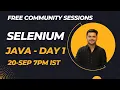 Free Community Session - Day 1