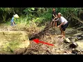 Download Lagu BATU BESAR DI KELILINGI SAMPAH RANTING POHON TERNYATA ISINYA😲⁉️⁉️