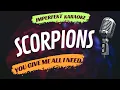 Download Lagu Scorpions karaoke - You Give Me All I Need