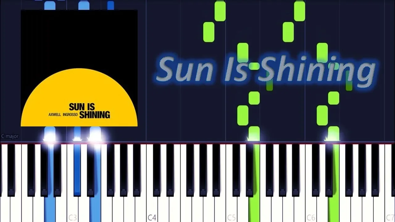 Axwell Λ Ingrosso - Sun Is Shining (Piano Cover + MIDI + Sheets)|Magic Hands