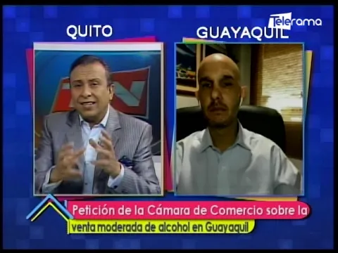 Petición de la Cámara de Comercio sobre la venta moderada de alcohol en Guayaquil