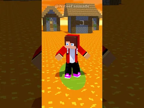 Steve And JJ Try To Escape Lava!