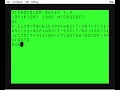 One-Line Bouncing Ball Micro Color BASIC