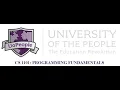 Important Guidelines for Week-1 Course CS 1101 PROGRAMMING FUNDAMENTALS