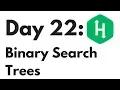HackerRank Day 22 Binary Search Trees Python