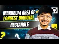 Maximum Area of Longest Diagonal Rectangle Convert Description to Code