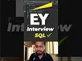 Most Asked EY Sql Interview Questions answers