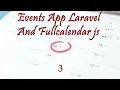 Events App Using 6 And js display calendar