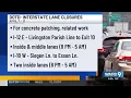 DOTD Interstate lane closures happening April 7-13