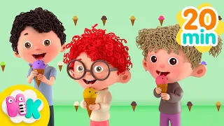 Iskrem 🍦🍨 Jeg vil ha is! Beste norske Barnesanger for barn og babyer | HeyKids på Norsk