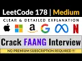 Leetcode 178 - Rank Scores