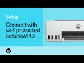How to connect an HP printer to a wireless network using Wi-Fi Protected Setup HP Support
