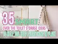 35 Smart Over the Toilet Storage Ideas To Help You Keep Everything In Place