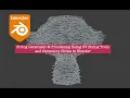 LIVENODING String Processing Using SV and Geometry Nodes in Blender