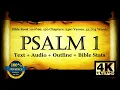 Psalm 1 Bible Book 19 The Book of Psalms - Holy Bible Text