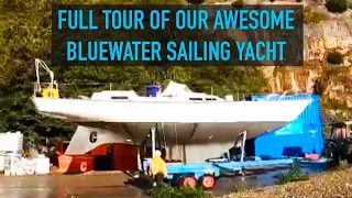 #121 – FULL BOAT TOUR of our new BLUE-WATER SAILBOAT