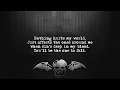Avenged Sevenfold - Unholy Confessions [Lyrics on screen] [Full HD]