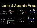 Limits and Absolute Value