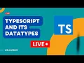 TypeScript declaring variables with Data Types - LIVE
