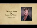 10 00am Lynne McAllister Funeral - STM