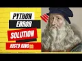 Easy solution for python error cannot assign to operator error in python compiler in Hindi