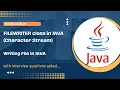 47 FileWriter class in Java Hindi Write a file in JAVA using Character Stream Nikhil Guruji