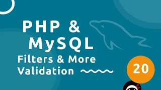 PHP Tutorial MySQL - Filters More Validation