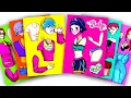 Download Lagu HUNTRIX and SAJA BOYS so CUTE COUPLES - KPOP DEMON HUNTERS | Sticker Book DIY