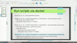 Run Python Scripts from Docker